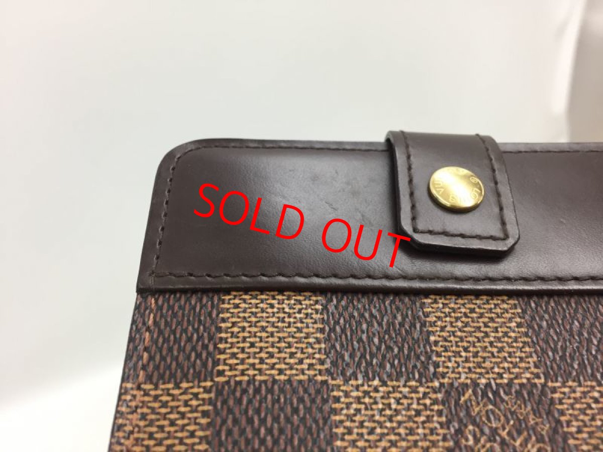 Photo10: Auth Louis Vuitton Damier Ebene compact Zip Bifold Wallet UNUSED 0A280180n (10)