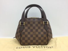 Photo1: Auth Louis Vuitton Damier Ebene Belem PM N51173 Hand bag 0B270190n (1)