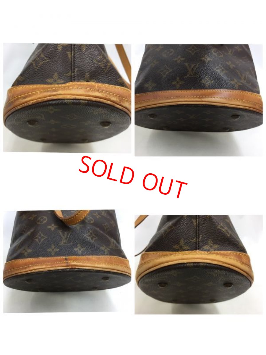 Photo9: Auth Louis Vuitton Monogram Bucket PM Shoulder bag with pouch 0C220220n" (9)