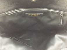 Photo6: Auth Yves Saint Laurent Patent leather Tote Hand Bag Black Vintage 0C220080n" (6)