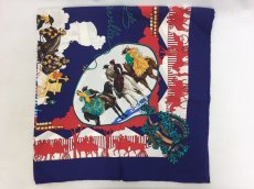 Photo4: Authentic Hermes 100% Silk Scarf H. de Watrigant 0D280100n" (4)