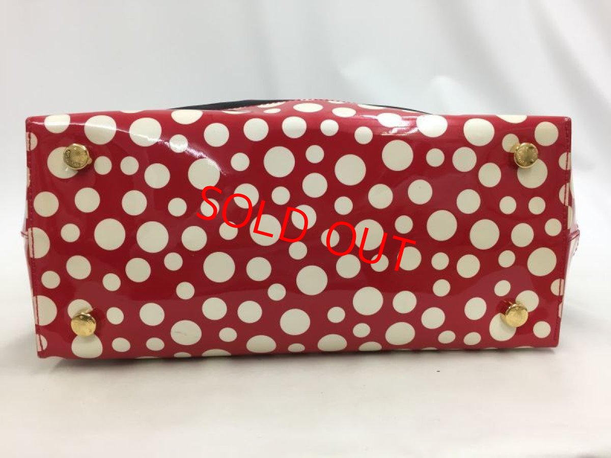 Photo3: Auth LOUIS VUITTON Vernis Dots Infinity Lockit MM Hand bag 0D280010n" (3)