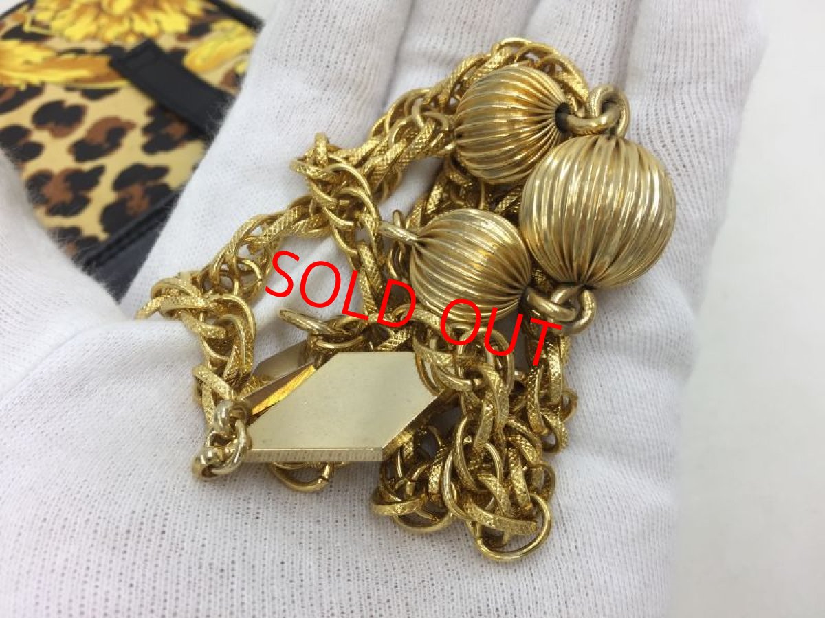 Photo4: Auth Gianni Versace Leopard Gold tone Chain Shoulder Pouch bag 0D280080n" (4)