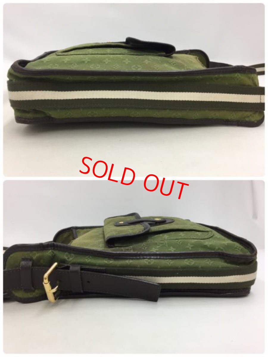 Photo6: Auth Louis Vuitton Monogram Mini Canvas Besace Mary Kate Shoulder bag 0E120130n" (6)