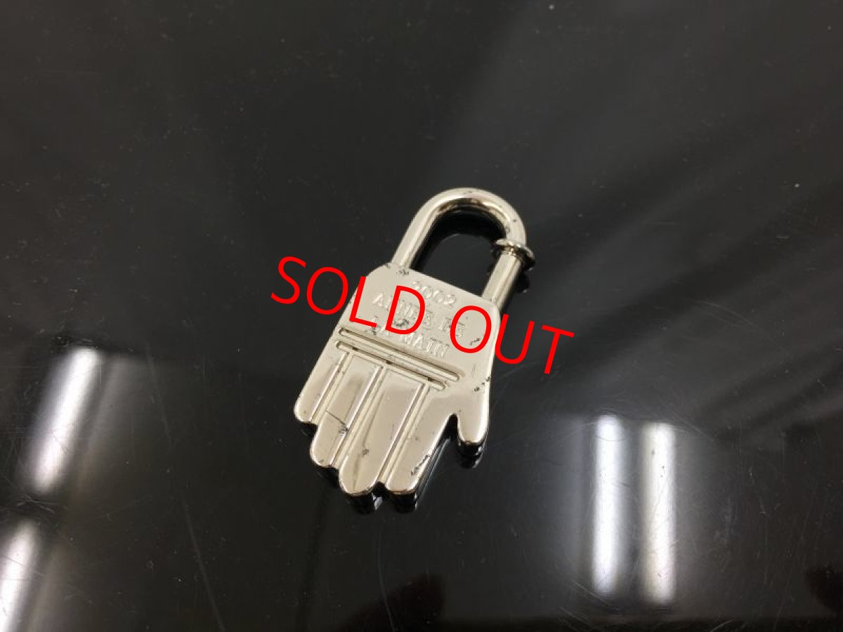 Photo1: Auth HERMES 2002 ANNEE DE LA MAIN Cadena Bag Charm Silvertone 0E200270n" (1)