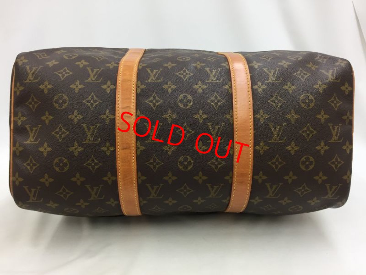 Photo3: Auth LOUIS VUITTON Monogram Sac Souple 40 Hand bag Vintage 0E200220n" (3)