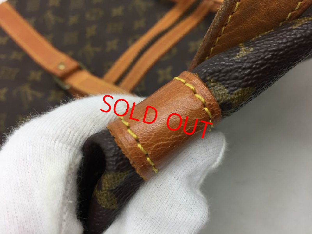 Photo8: Auth LOUIS VUITTON Monogram Sac Souple 40 Hand bag Vintage 0E200220n" (8)