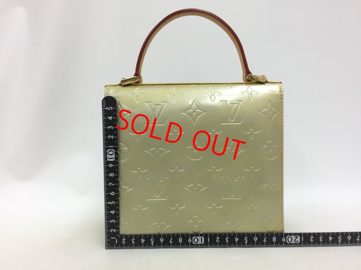 Photo2: Auth Louis Vuitton Vernis Spring Street Hand Bag 0E260110n" (2)