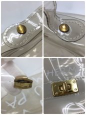 Photo10: Auth HERMES Vinyl Kelly Bag Souvenir de l' Exposition 1997 Clear Bag 0E260030n" (10)