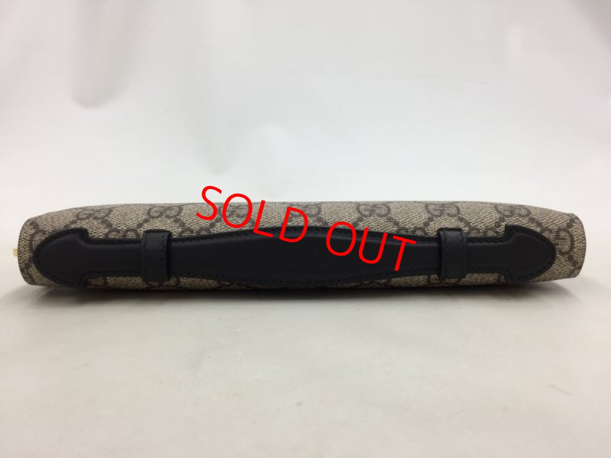 Photo3: Auth Gucci GG pattern Brown Zip around bifold organizer wallet UNUSED 0E260020n" (3)