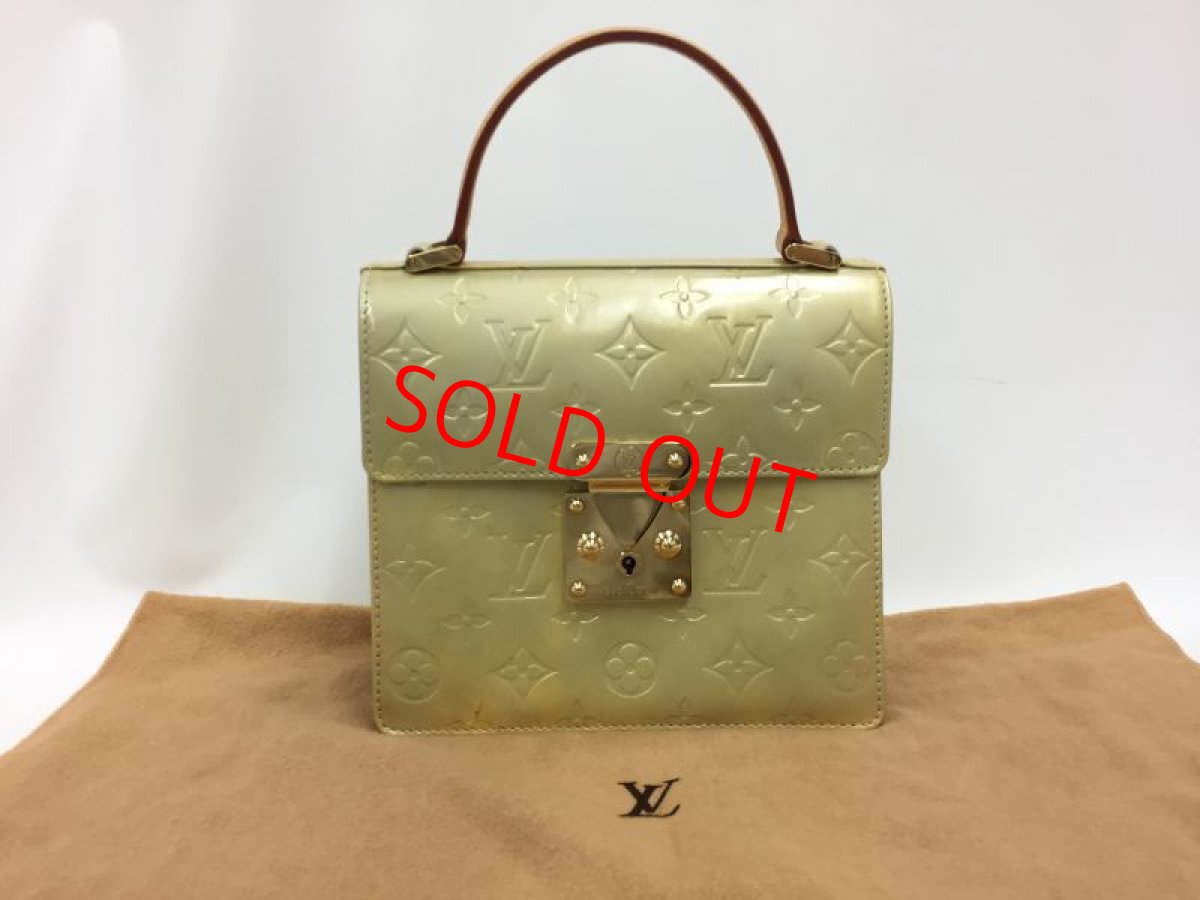 Photo1: Auth Louis Vuitton Vernis Spring Street Hand Bag 0E260110n" (1)