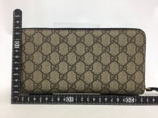 Photo2: Auth Gucci GG pattern Brown Zip around bifold organizer wallet UNUSED 0E260020n" (2)