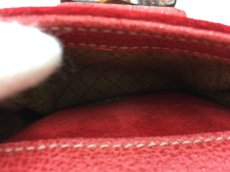 Photo7: Auth Gucci Bamboo Red Suede Backpack Shoulder bag 0E260190n" (7)