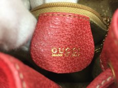Photo5: Auth Gucci Bamboo Red Suede Backpack Shoulder bag 0E260190n" (5)