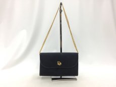 Photo1: Auth Christian Dior Quilted Fabric Canvas Chain Shoulder Bag 0E260140n" (1)