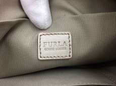 Photo7: Auth FURLA Metallic Silver color Leather 2 way shoulder hand bag 57010417n" (7)