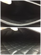 Photo9: Authentic Chanel Caviar Skin Leather GST Silver Chain Tote Shoulder bag 200210n" (9)
