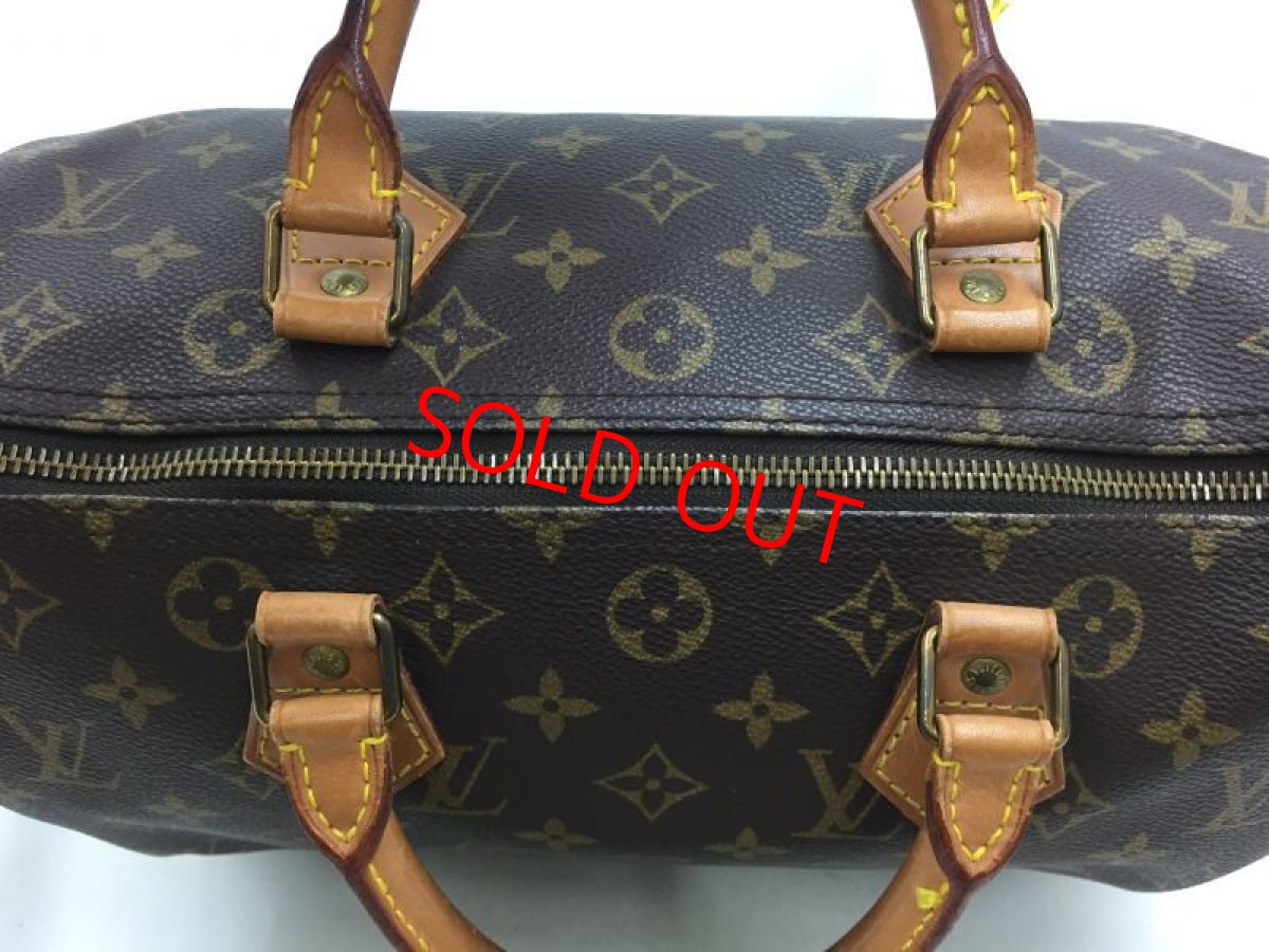 Photo5: Auth Louis Vuitton Monogram Speedy 30 Hand Bag Vintage 0F180040n" (5)