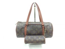 Photo1: Auth Louis Vuitton Monogram Papillon 30 hand bag with JUNK Pouch 0F180010n" (1)