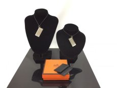 Photo1: Auth HERMES Symbole 1+1=1 smile Necklace set with box 0F230090n" (1)