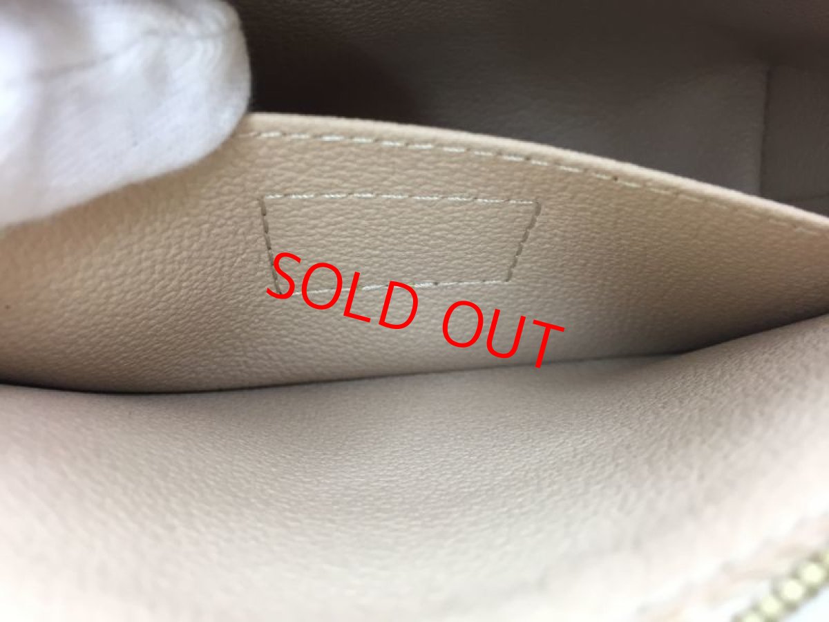 Photo5: Auth Louis Vuitton Damier Azur Pochette Cosmetic Pouch 0F230030n" (5)