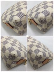 Photo8: Auth Louis Vuitton Damier Azur Pochette Cosmetic Pouch 0F230030n" (8)