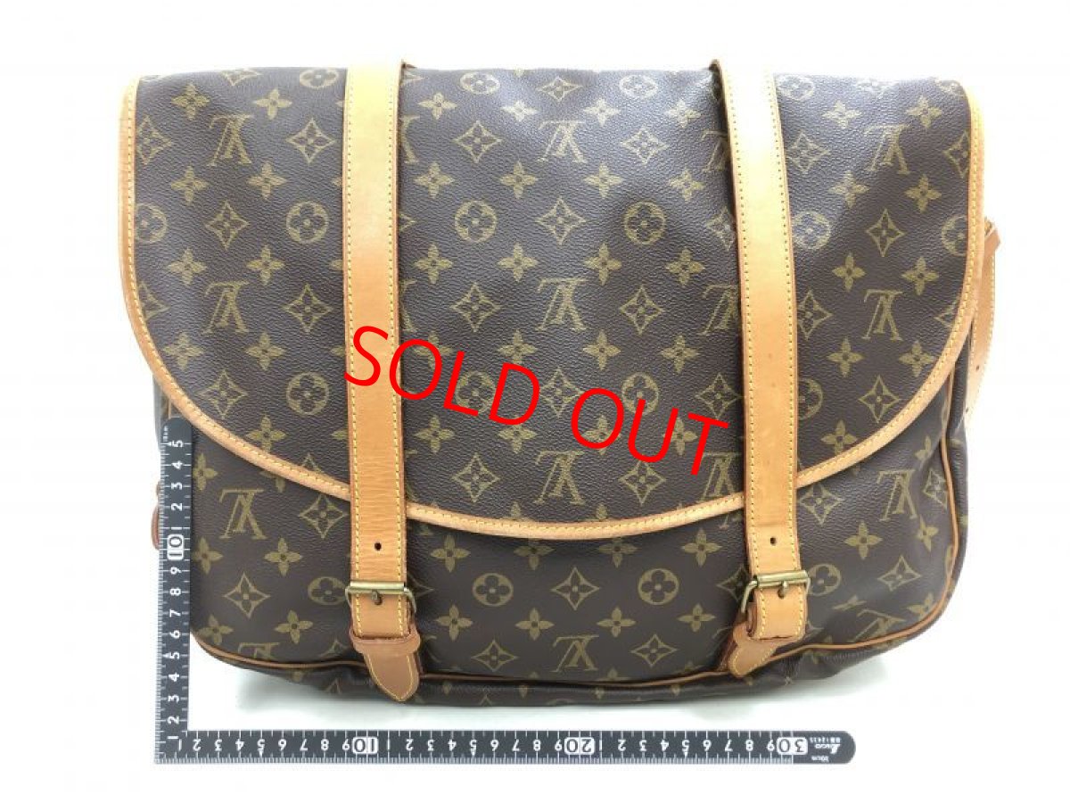 Photo2: Auth Louis Vuitton Vintage Monogram Saumur 40 Shoulder Bag 0G090040n" (2)