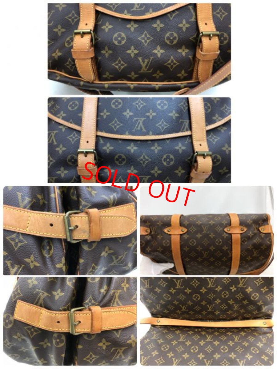 Photo7: Auth Louis Vuitton Vintage Monogram Saumur 40 Shoulder Bag 0G090040n" (7)