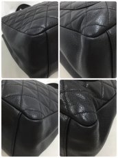 Photo11: Auth Chanel Lambskin Black matelasse Shopping Tote Shoulder bag 0G15 200601 n" (11)