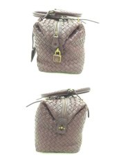 Photo9: Auth Bottega Veneta Purple Leather Intrecciato Women's Hand bag 0G15 1912009 n" (9)