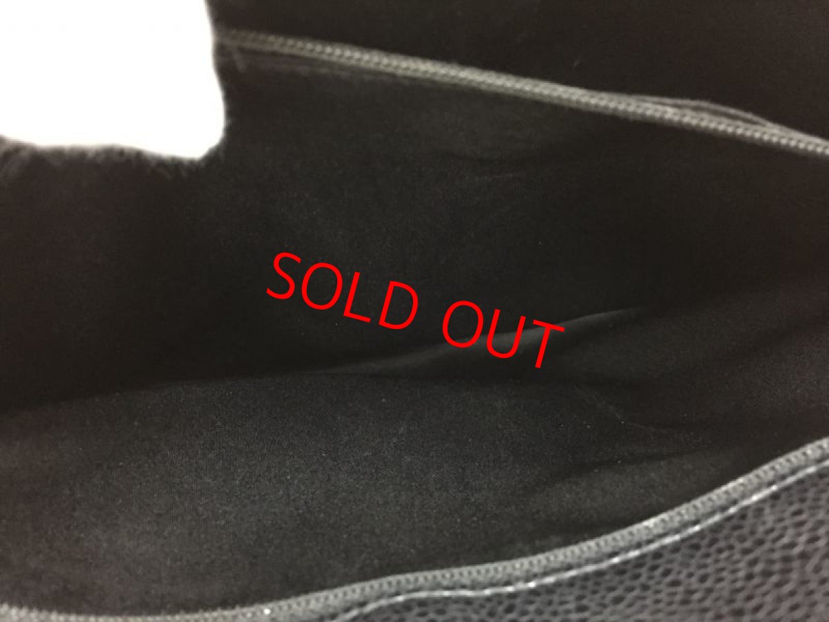 Photo8: Auth Chanel Lambskin Black matelasse Shopping Tote Shoulder bag 0G15 200601 n" (8)