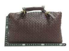 Photo2: Auth Bottega Veneta Purple Leather Intrecciato Women's Hand bag 0G15 1912009 n" (2)