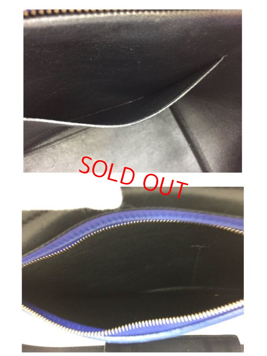 Photo12: Auth Celine Tri Color Leather TRAPEZE BAG 2 way 0G15 1911027 n" (12)