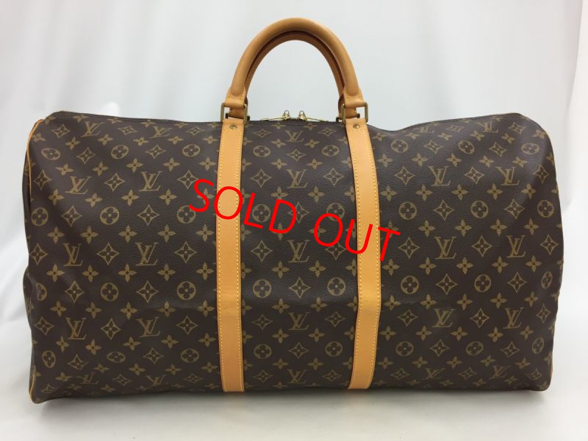 Photo1: Auth Louis Vuitton Monogram Keepall 60 Travel Hand Bag  0H110140n" (1)