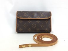 Photo1: Auth Louis Vuitton Monogram Pochette Florentine Bum Bag M51855  0i030080n" (1)