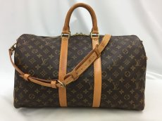 Photo1: Auth Louis Vuitton Monogram Keepall Bandouliere 45 Travel Hand Bag 0i230070n" (1)
