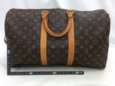Photo2: Auth Louis Vuitton Monogram Keepall Bandouliere 45 Travel Hand Bag 0i230070n" (2)