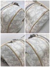 Photo9: Auth Christian Dior Trotter Pattern PVC Canvas Shoulder Hand bag 0J010130n" (9)