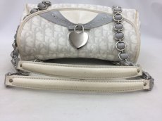 Photo4: Auth Christian Dior Trotter Pattern PVC Canvas Shoulder Hand bag 0J010130n" (4)