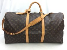 Photo1: Auth Louis Vuitton Monogram Keepall Bandouliere 60 Travel Hand Bag 0J080030n" (1)