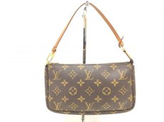 Photo1: Auth Louis Vuitton Monogram Pochette Accessories Pouch Hand bag  0J150070n" (1)