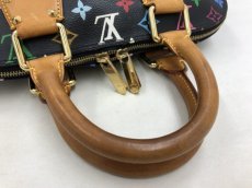 Photo4: Auth Louis Vuitton Monogram Multi color Black Alma Hand Bag 0J130350n" (4)