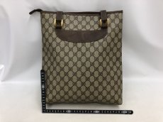 Photo2: Auth GUCCI GG Pattern PVC Canvas Brown Shoulder Tote bag 0J130010n" (2)