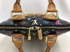 Photo5: Auth Louis Vuitton Monogram Multi color Black Alma Hand Bag 0J130350n" (5)