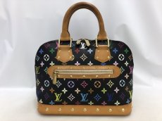 Photo1: Auth Louis Vuitton Monogram Multi color Black Alma Hand Bag 0J130350n" (1)