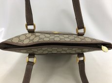 Photo5: Auth GUCCI GG Pattern PVC Canvas Brown Shoulder Tote bag 0J130010n" (5)