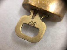 Photo5: Auth Louis Vuitton Padlock one Key 4 gold tone and one palladium set 0J130330n" (5)