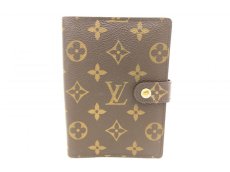 Photo1: Auth Louis Vuitton Monogram Agenda PM Brown Day Planner 0J130460n" (1)