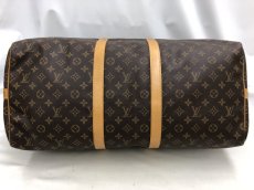 Photo3: Auth Louis Vuitton Monogram Keepall Bandouliere 55 Travel Hand Bag 0J220070n" (3)