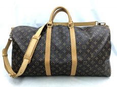 Photo1: Auth Louis Vuitton Monogram Keepall Bandouliere 55 Travel Hand Bag 0J220070n" (1)